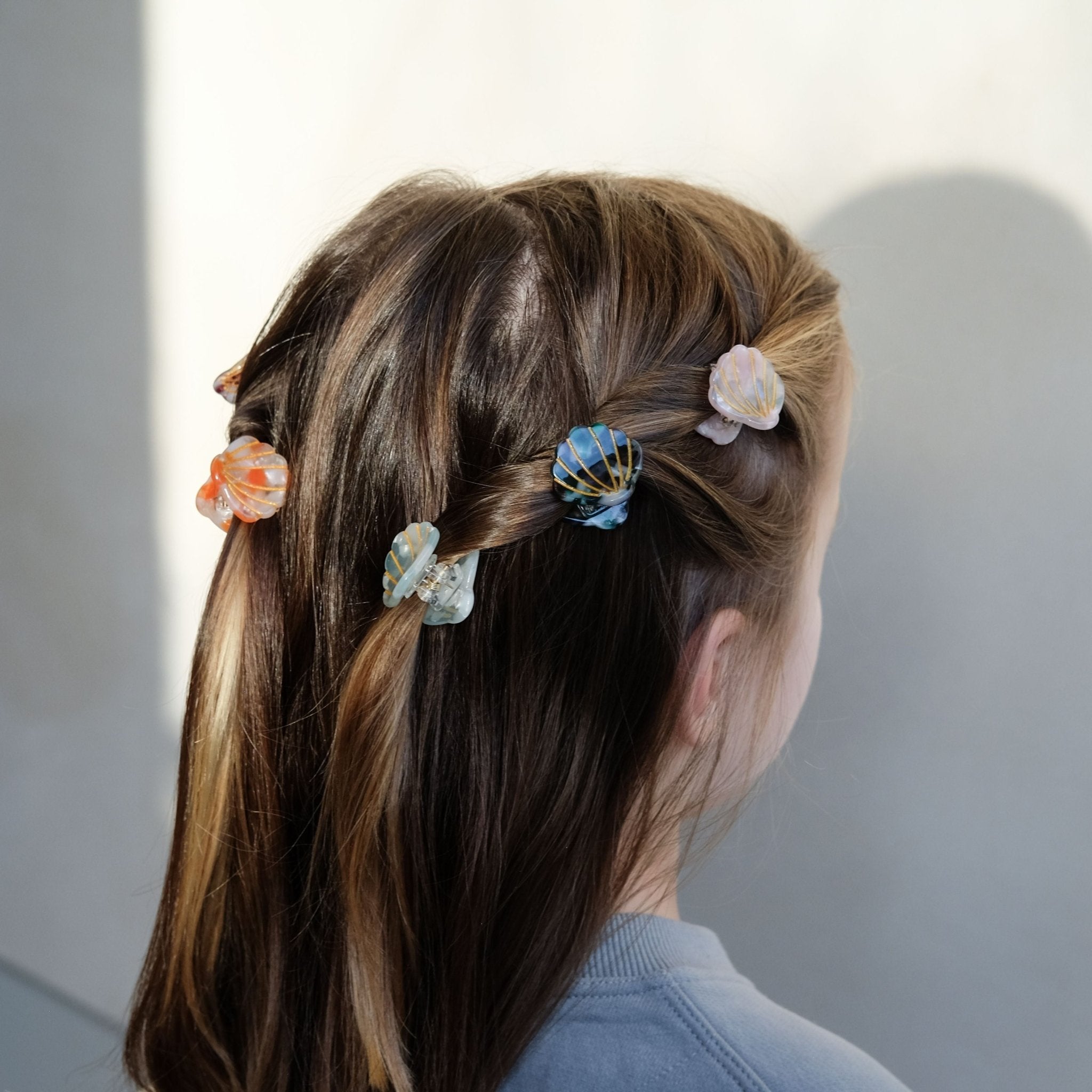 MIMI & LULA Plaukų segtukų rinkinys - Mini Shell Claw Clips - Uogų kopos