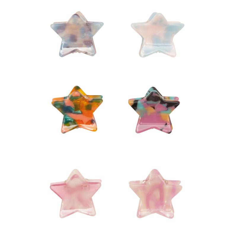 MIMI & LULA Plaukų segtukų rinkinys - Mini Star Claw Clips - Uogų kopos