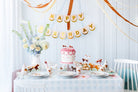 PartyDeco Popierinės lėkštutės „Arkliai“, 18 cm - Uogų kopos
