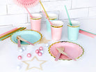 PartyDeco Popieriniai puodeliai, 220 ml - Mėtinė - Uogų kopos