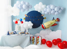 PartyDeco Puodelių rankovėlės „Lėktuvai“, 23 x 9,5 cm - Uogų kopos