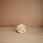FRIGG Rope/Little Viking čiulptukai 4vnt. - apvalūs lateksiniai - Cream - 2 dydis - Uogų kopos