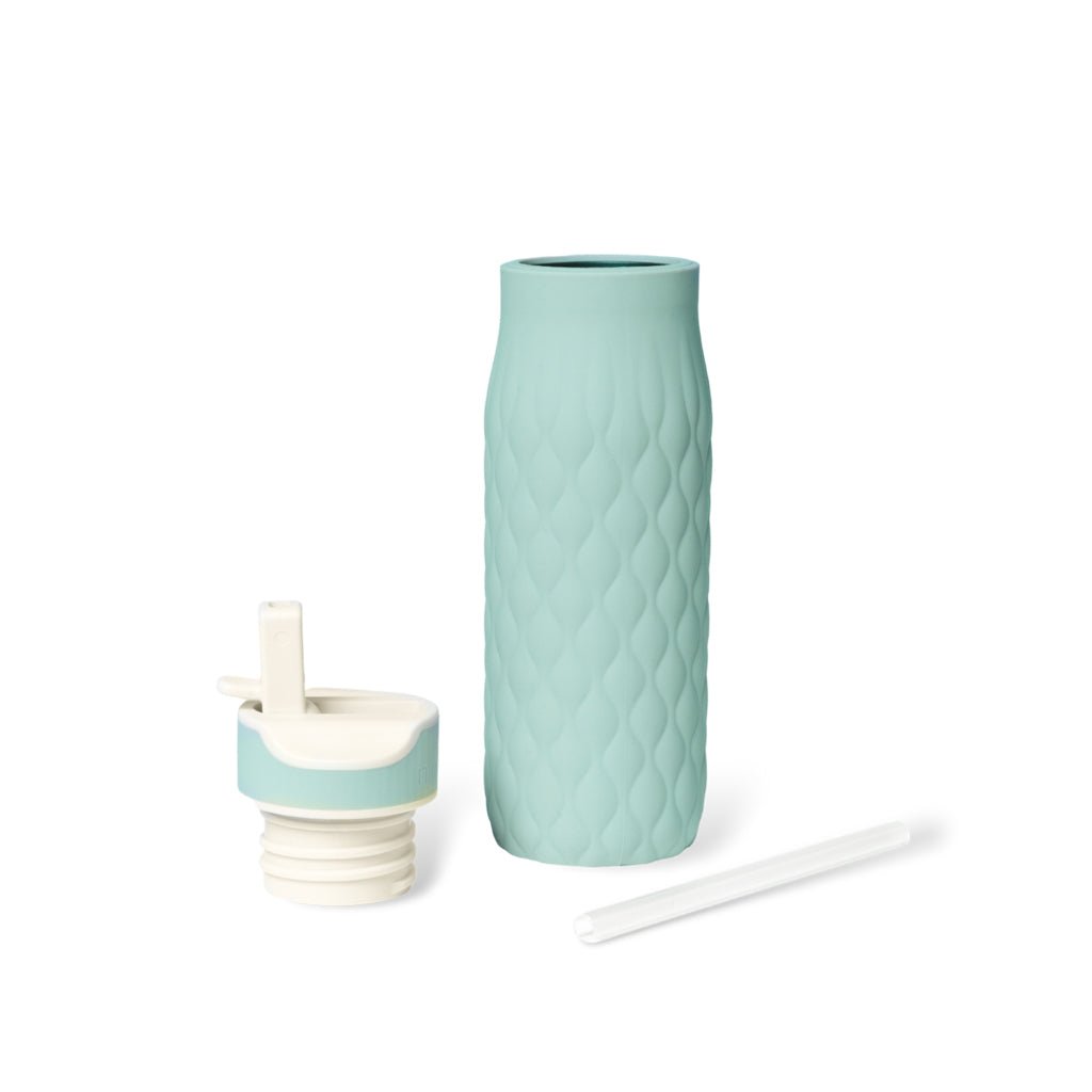 Nuuroo Silikoninė gertuvė "Nima" 400ml - Desert sage - Uogų kopos