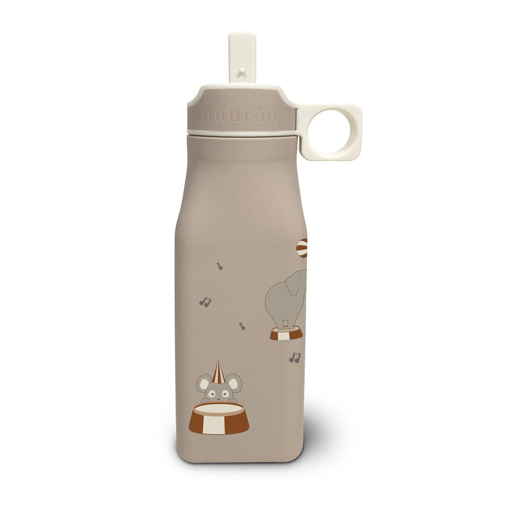 Nuuroo Silikoninė Gertuvė "Storm" 450ml - Cream carnival train - Uogų kopos