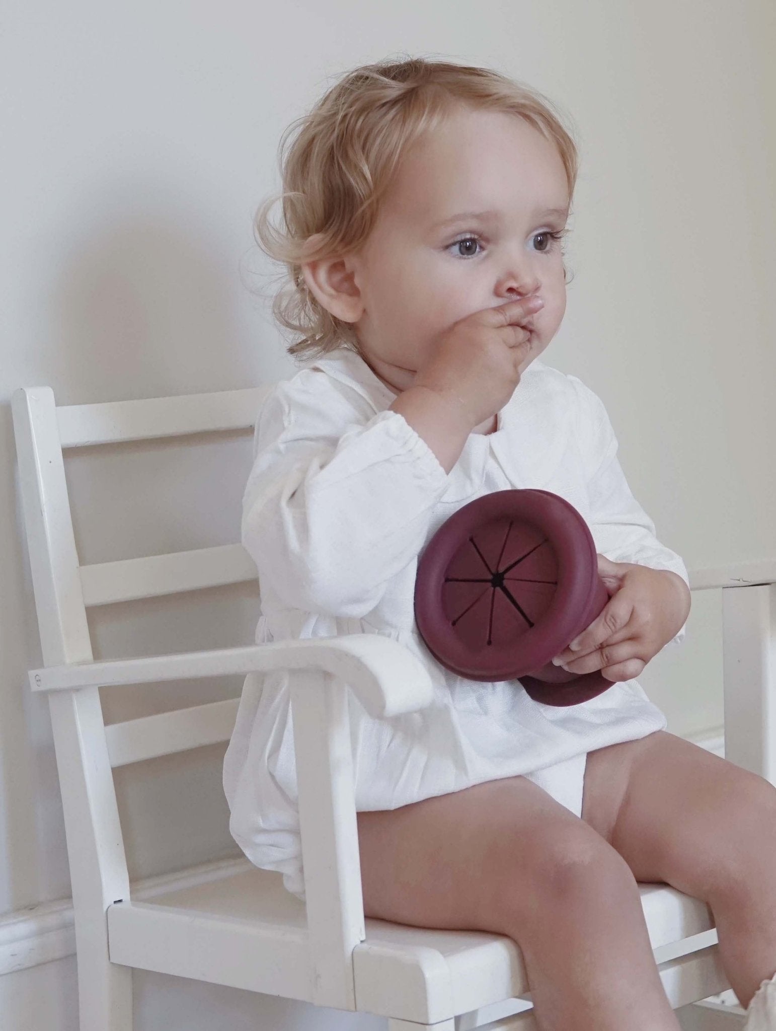 Bobbi Balloon Šliaužtinukas/Suknelė/Romperis - Kreminė Balta - Uogų kopos