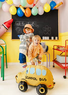 PartyDeco Stovintis folinis balionas „Autobusas“ 36x66 cm - Uogų kopos