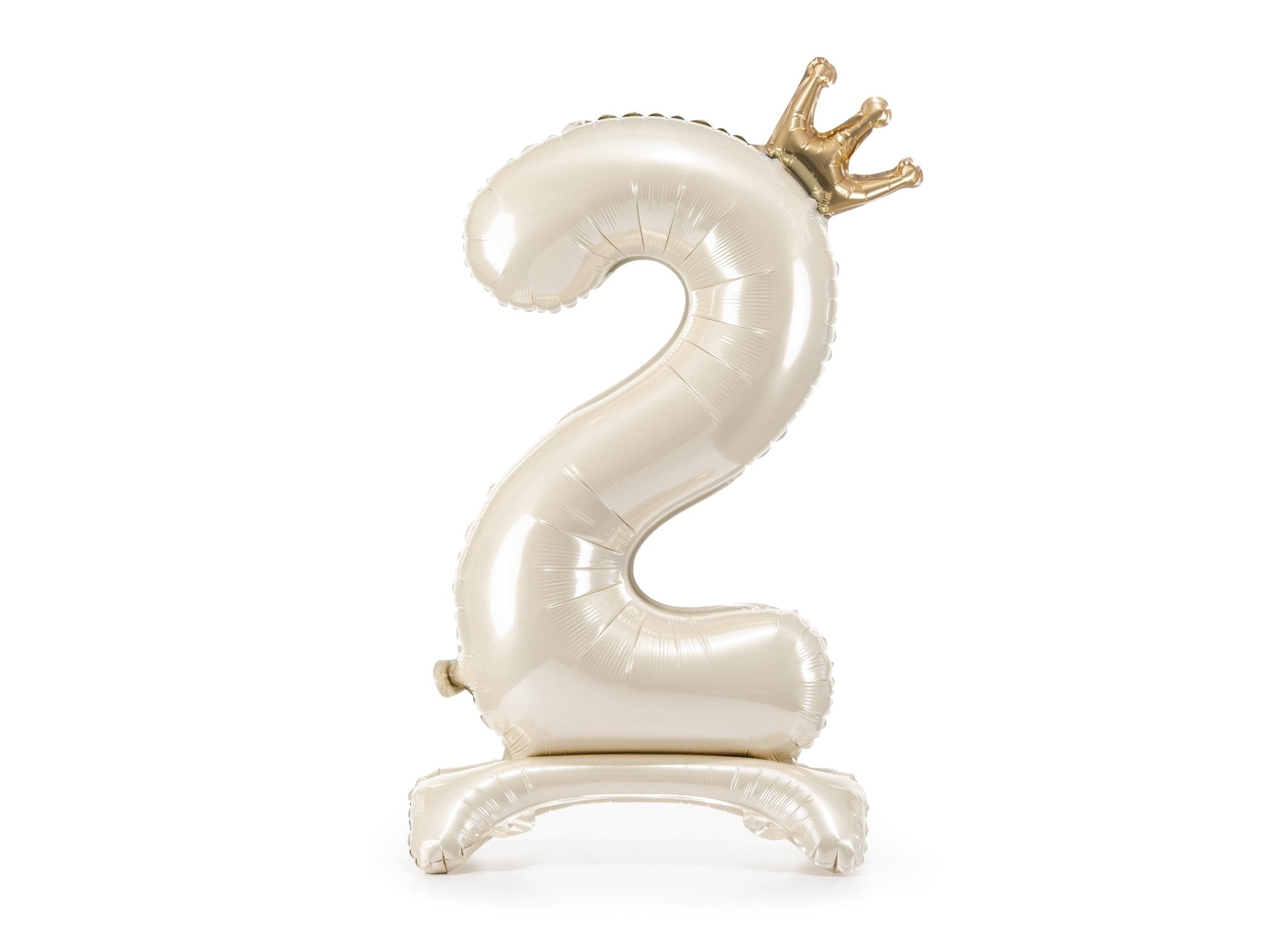 PartyDeco Stovintis folinis balionas „Skaičius 2“, 84 cm - Uogų kopos