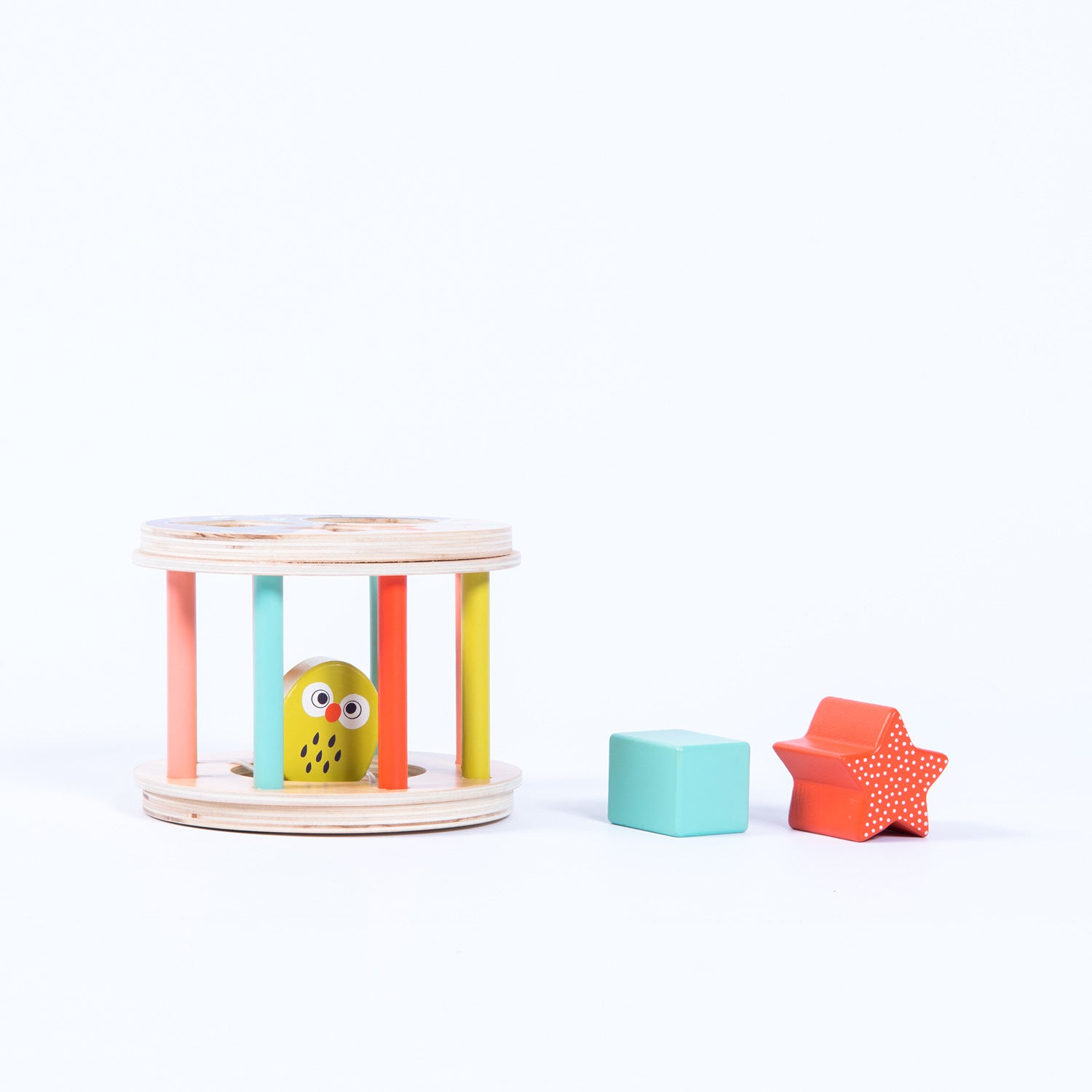 Moulin Roty Traukiamas formų rūšiavimo žaislas „Džiunglėse“ - Uogų kopos