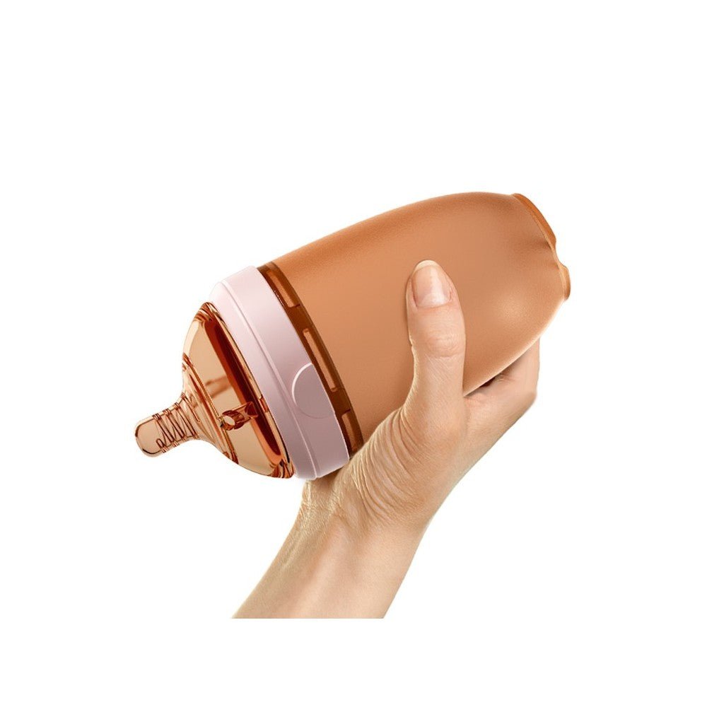 HEORSHE Ultra Wide Neck buteliukas 160ml.,0 - 3 mėn. - Juoda - Uogų kopos
