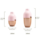 HEORSHE Ultra Wide Neck buteliukas 160ml.,0 - 3 mėn. - Rožinė - Uogų kopos