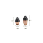 HEORSHE Ultra Wide Neck buteliukas 240ml., 6+ mėn. - Juoda - Uogų kopos