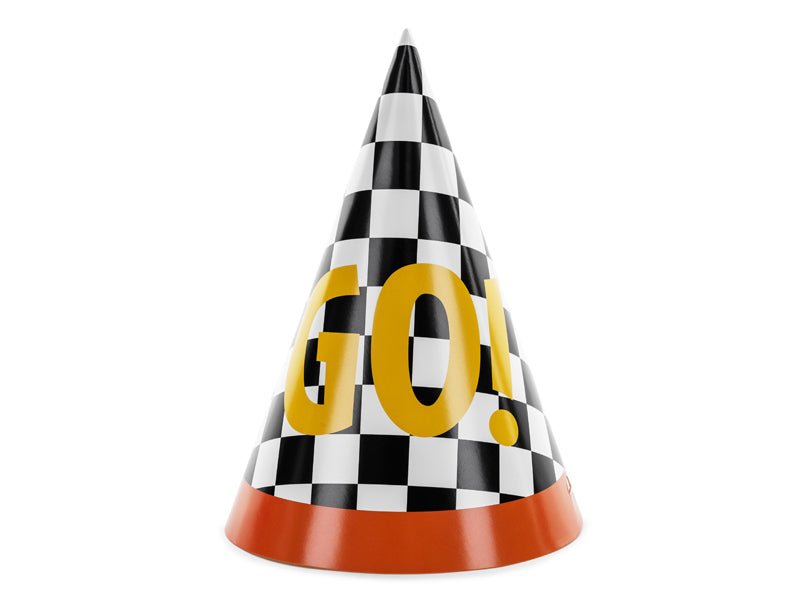 PartyDeco Vakarėlio kepurėlės „GO" - Uogų kopos