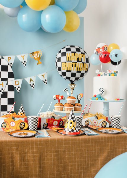 PartyDeco Vakarėlio kepurėlės „GO" - Uogų kopos