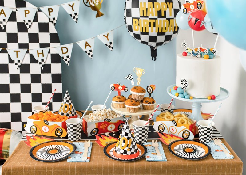 PartyDeco Vakarėlio kepurėlės „GO" - Uogų kopos