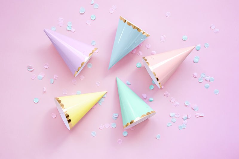 PartyDeco Vakarėlio kepurėlės „Yummy“ - Uogų kopos