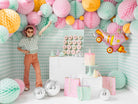 PartyDeco Vakarėlio kepurėlės „Žvaigždės“ - Uogų kopos